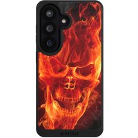Samsung Galaxy S26 Handy NIVOpure black Handyhülle Hülle NIVOpure Case Schwarz Skull Totenkopf Fire