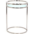 Casa Padrino Luxus Beistelltisch mit Spiegelglas 40 x 40 x H. 56 cm  - Luxus WohnzimmermÃ¶bel