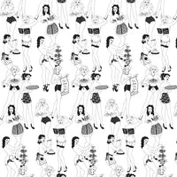 Dupenny Wallpaper Time For Tea - 10m TIME FOR TEA