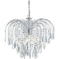 Searchlight 4175-5 Waterfall Chrome 5 Light Ceiling Pendant