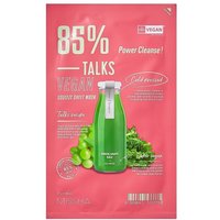 Missha - Talks Vegan Squeeze Sheet Mask Power Cleanse Maschera idratante 27 g unisex