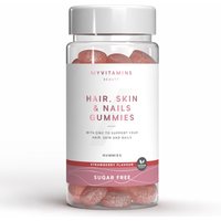 Sugar-Free Hair, Skin, & Nails Gummies - 60gummies - Sugar Free Strawberry