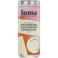 Suma Organic Sparkling Kombucha - Strawberry & Raspberry - 250ml
