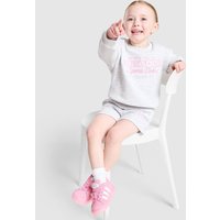 Pink Soda Sport Girls' Holiday Crew Sweatshirt/Shorts Set Infant - Grijs - Kind, Grijs