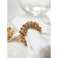 Four Golden Bells Napkin Rings