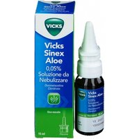 Vicks sinex aloe 0,05% soluzione da nebulizzare per naso chiuso 15 ml