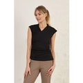 Sleeveless Wrap Detail Organic Cotton Jersey Top