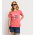 Peter Storm Women's Happy Camper T-shirt, Pink