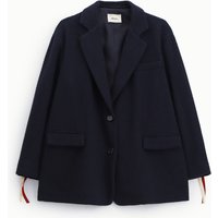 Blazer mit Knöpfen und vorderen Pattentaschen