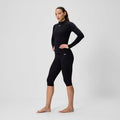 Legging de bain trois-quarts Femme Endurance+ noir