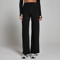 Damskie legginsy z szerokimi nogawkami z kolekcji Tempo MP – czarne - L
