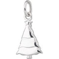 Silver Christmas Tree Charm