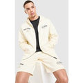Supply & Demand Remus Full Zip Hoodie, Creme