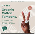 Organic Tampons Value Pack (64) | Absorbency: Super (56)
