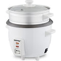 3-In-1 White Automatic Electric Rice Cooker and Steamer 0.6L