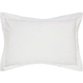 Helena Springfield Plain Dye, 50/50 Percale, Oxford Pillowcase, White