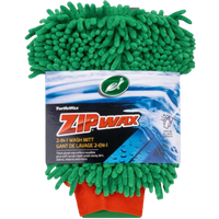 Turtle Wax Zip Wax Guanto da lavaggio in microfibra 2 in 1 – 1 pezzo