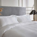 Bedeck of Belfast Fine Linens Serra Super Kingsize Duvet Cover Set, White