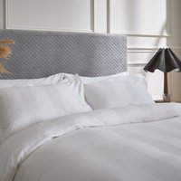 Bedeck of Belfast Fine Linens Serra Super Kingsize Duvet Cover Set, White