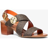MK Sandale Vera Flex à logo Signature - Marron - Michael Kors