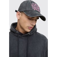 Gorra Con Bordado De Eslogan, Pink