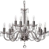 Galway Crystal Cashel 12 Arm Chandelier