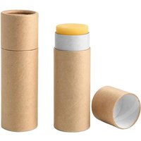Biodegradable Ready to Ship food grade push up lip balm paper tube lip balm