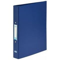 Elba Ring Binder PVC 2 O-Ring Size 25mm A4 Blue Ref 400001508 Pack 10