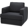 Casa Padrino Luxus Hotel Sessel Schwarz 96 x 103 x H. 86 cm - Limited Edition