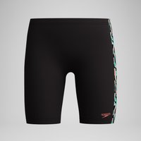Speedo Jammer Garcon A Empiecement Noir Orange - 7-8