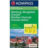 Carta escursionistica n. 2802. Marburg, Murgebiet, Drautal-Maribor, Pomurje, Dravska dolina 1:75:000