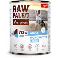 Hundenassfutter – Raw Paleo Adult Kabeljau Light 800g Dose