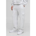 Basic Straight Leg Cargo Jogger, Gris