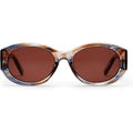 CHPO Cleo Recycled Sunglasses - Cigar Smoke/Brown