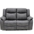 Morlix Fabric Manual Recliner 2 Seater Sofa in Grey