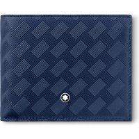 Carteira Montblanc Couro Bovino Azul 198063