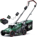 Webb Eco WEV20LM33 20v Cordless Brushless Rotary Lawnmower 330mm 1 x 4ah Li-ion Battery Charger