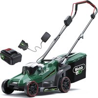 Webb Eco WEV20LM33 20v Cordless Brushless Rotary Lawnmower 330mm 1 x 4ah Li-ion Battery Charger