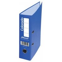 Rexel Colorado Lever Arch File Plastic 80mm Spine A4 Blue Ref