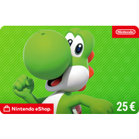 Carte Nintendo eShop 25€ | Carte Prépayée Nintendo eShop | Nintendo eShop Card