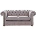 Chesterfield 2 Seater Shelly Owl Leather Sofa Settee