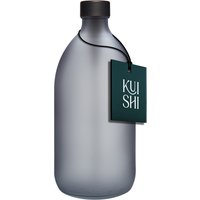 Frosted Grey Bottle and Metal Cap