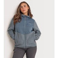 Craghoppers Women's Telesto Full Zip Hooded Fleece, Lunar Grey