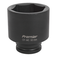 Sealey Premier Impact Socket 60mm Deep 3/4"Sq Drive