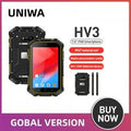 UNIWA HV3 IP67 Waterproof Smartphone 7.0 Inch FHD Android 9.0 4GB RAM 64GB ROM NFC Mobile Phone 13MP 8000mAh Battery Cellphone