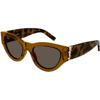 SAINT LAURENT Kvinde SAINT LAURENT SL M94 011 Solbriller Acetat Brun Brun Cat Eye