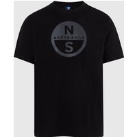 North Sails - T-shirt con maxi logoNorth SailsBlackM