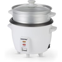 3-In-1 White Automatic Electric Rice Cooker and Steamer 0.6L