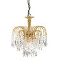Searchlight 5173-3 Waterfall Gold 3 Light Ceiling Pendant