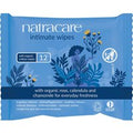 Natracare Organic Cotton Intimate Wipes - Pack of 12